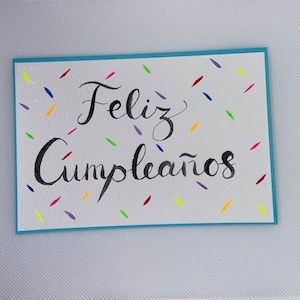 Feliz Cumpleaños Card/Happy Birthday Card