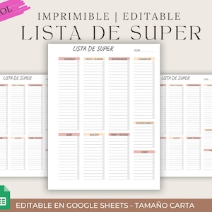 Super / Supermarket / Shopping List