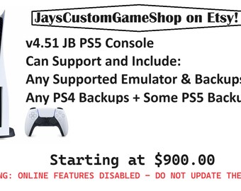 Modified PS5 Console Digital Only v4.51