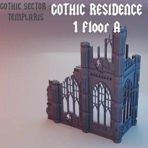 Gothic Residence A - 1 Floor - Tabletop Terrain