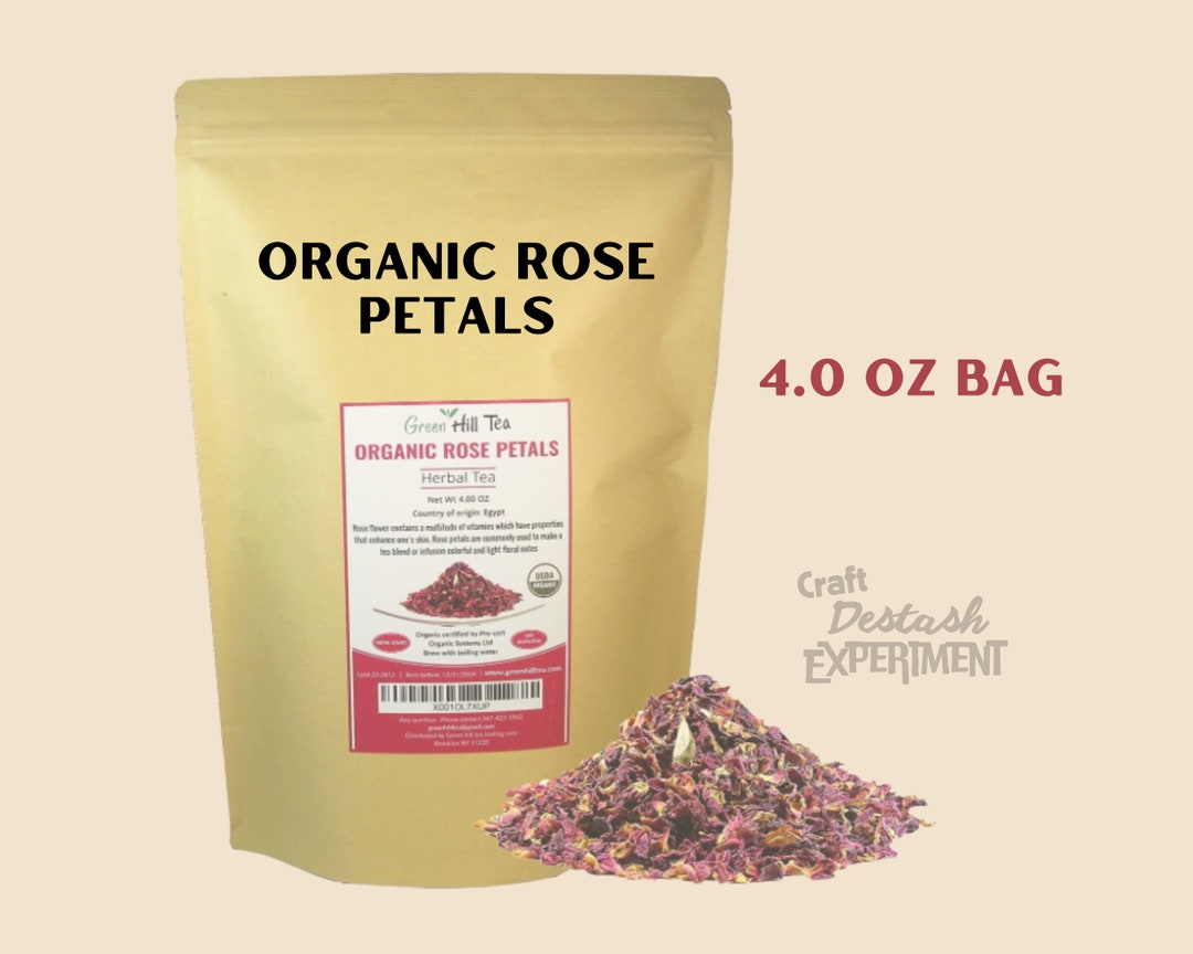 Rose Petals Organic Looseleaf Rose Dried Flower Party Etsy
