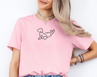 Dog Mom T-shirt, Dog Mom Shirts, Womens T-shirts, Dog Mom Gift, Dog Mom Tee, Gift for dog lovers, Mother's Day Gift Ideas, Cute dog t-shirt