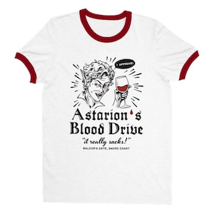 Astarion&#39;s Blood Drive - Unisex Ringer T-shirt