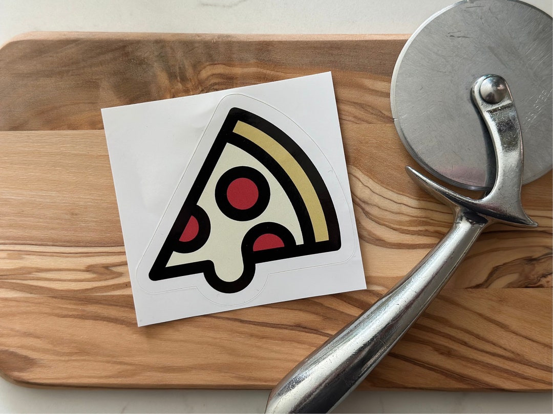 Slice Sticker Design Pizza Slice Sticker - Etsy