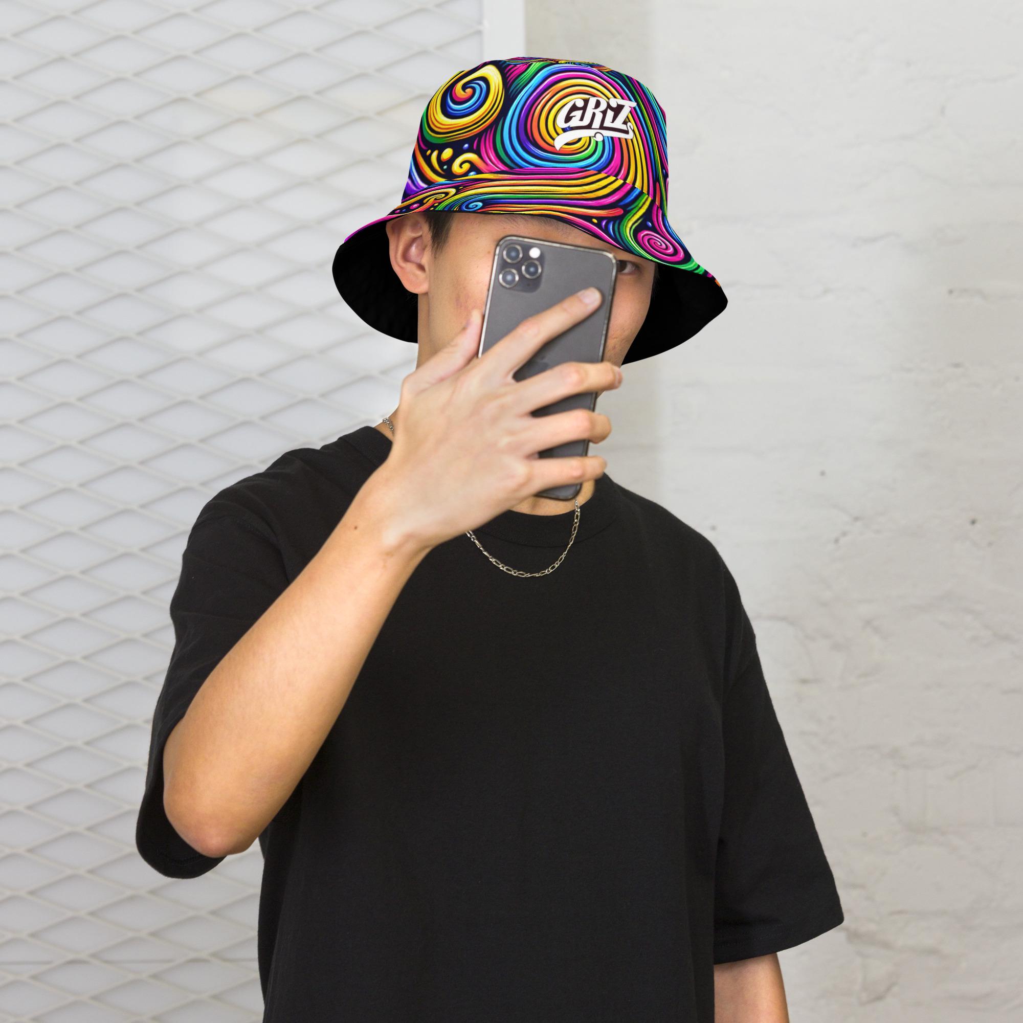 Griz Reversible Fleece Bucket Hat Introducing… the @Griz x Grassroots BrainFuzzy Reversible  main image 4