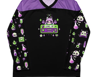 Level Up Rave Hockey Jersey for EDM lovers