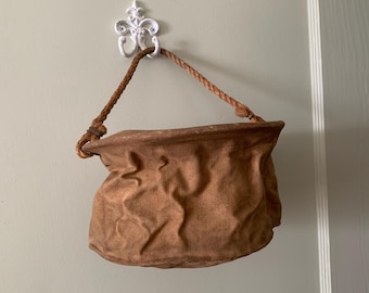 Vintage Small Canvas Bucket