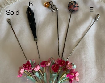Antique Hat Pins from Great Britain