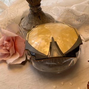 Art Deco Powder Dish / Vanity Jar