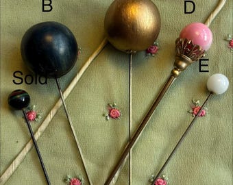 Vintage Hat Pins