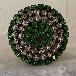 Large Antique Victorian Rhinestone Hat Pin