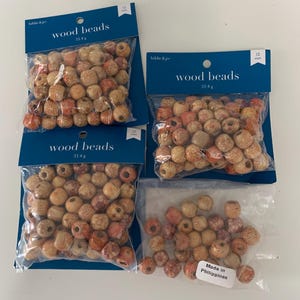 Wood Beads for Crafts