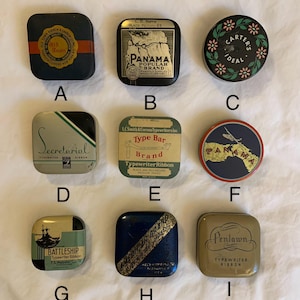 Vintage Typewriter Ribbon Tin
