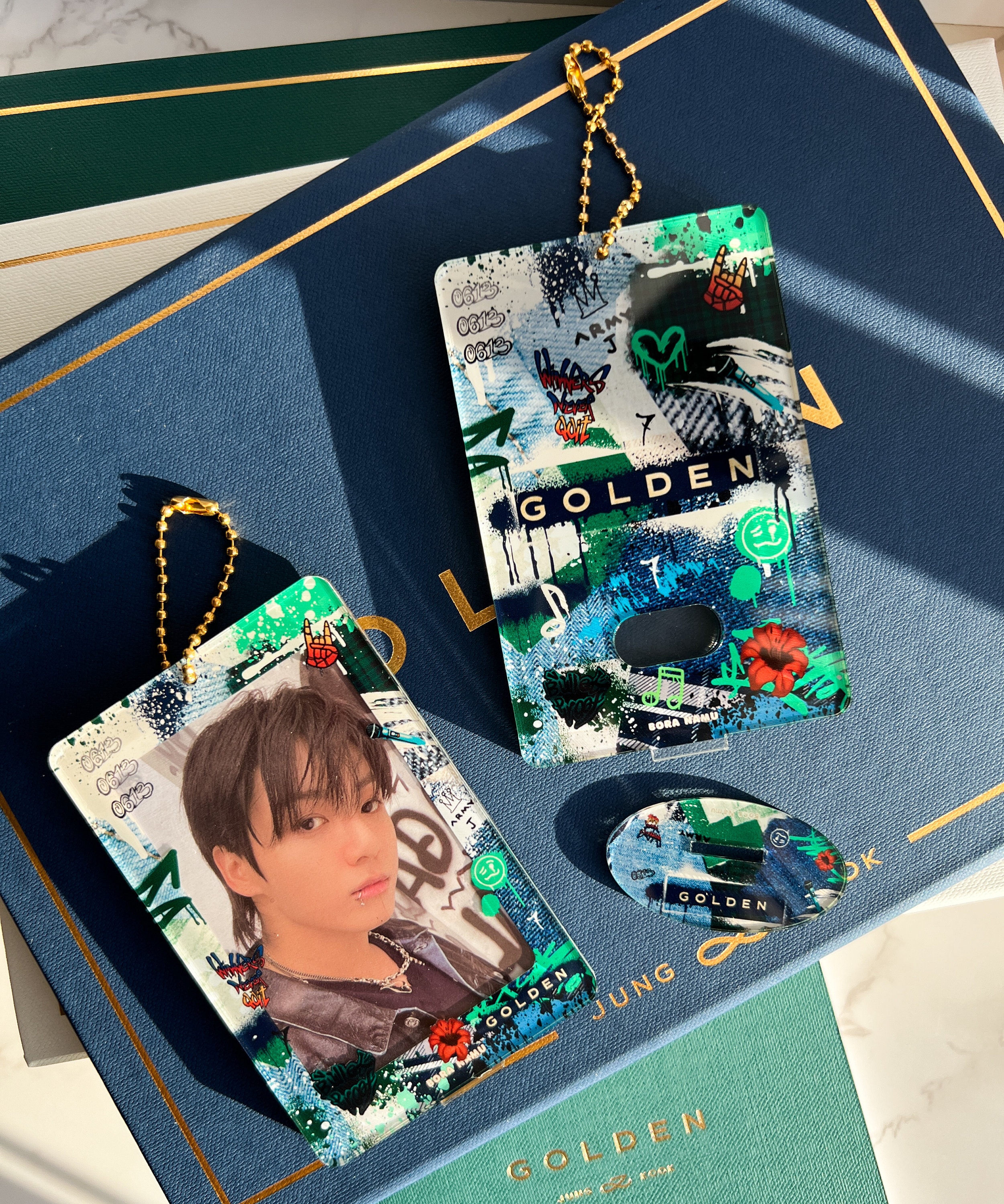 BTS アクリルフォトアルバムキーリング ジョングク CK ver.8 【送料