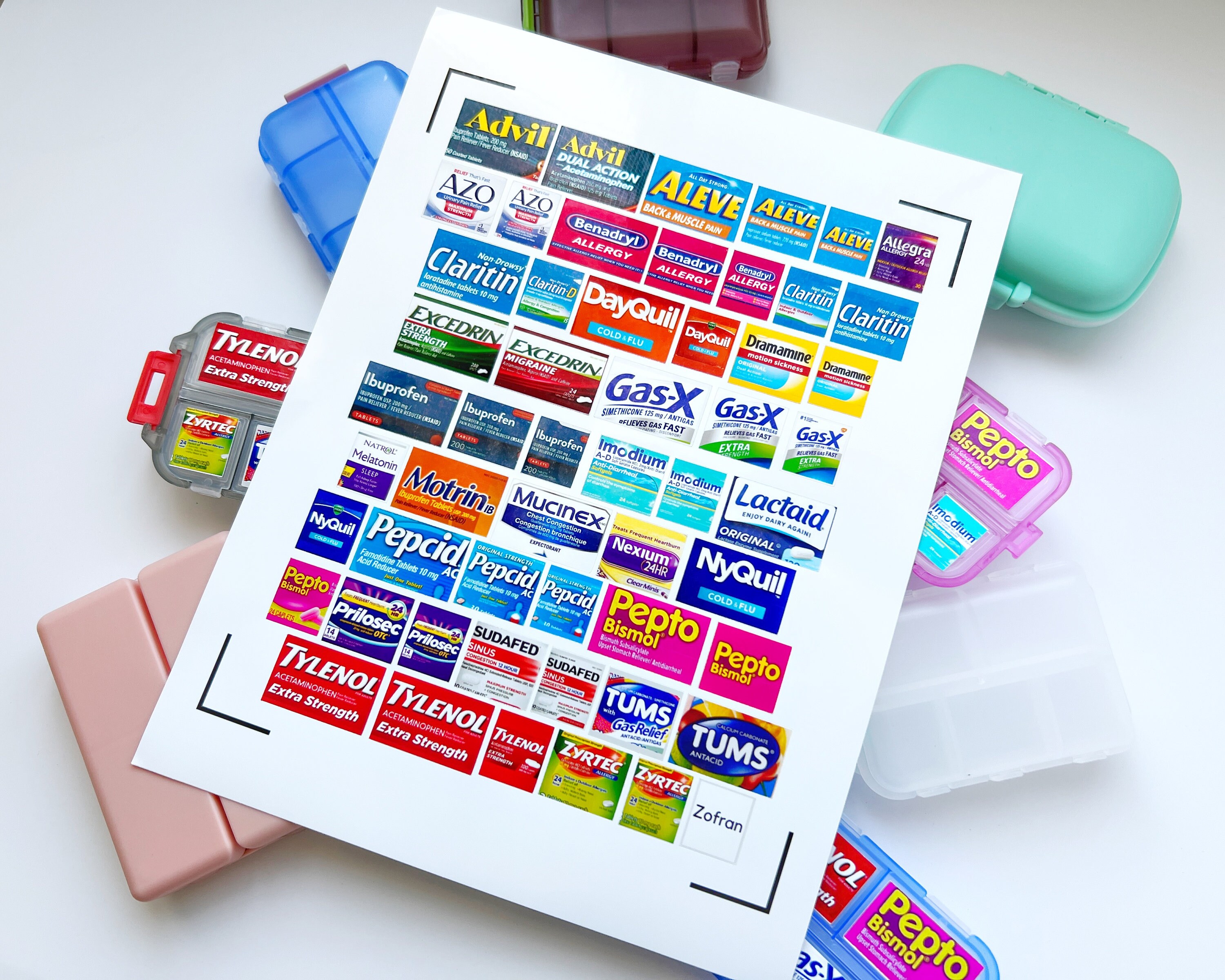 Pocket Pharmacy Labels Medication Labels Peel and Stick Common Drugs