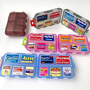 Personalize Your Own Pocket Pharmacy Pill Case With Waterproof Labels Travel Pill Organizer Portable Pill Case Labels Pill Box Stickers