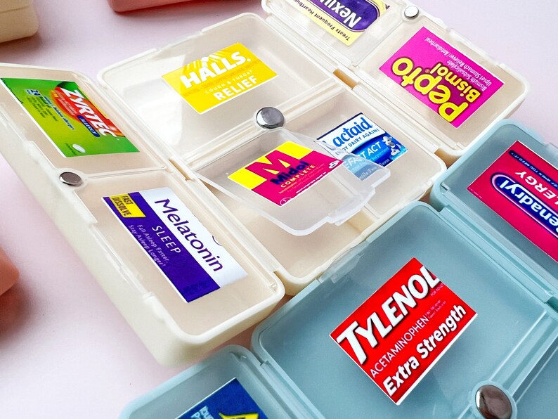 Customize Your Pocket Pharmacy Pill Case With Waterproof Labels Travel