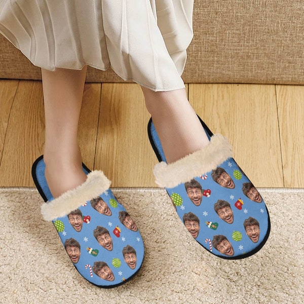 Custom Face Slippers, Personalized Face Slippers, Custom Photo Slippers, Custom Picture Slippers, Pet Photo Slippers, Custom Photo Slippers