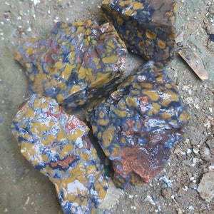 NYTT AGATmaterial - Jaspis Pythonstenar - Grovvikt 10 kg i grossistpris