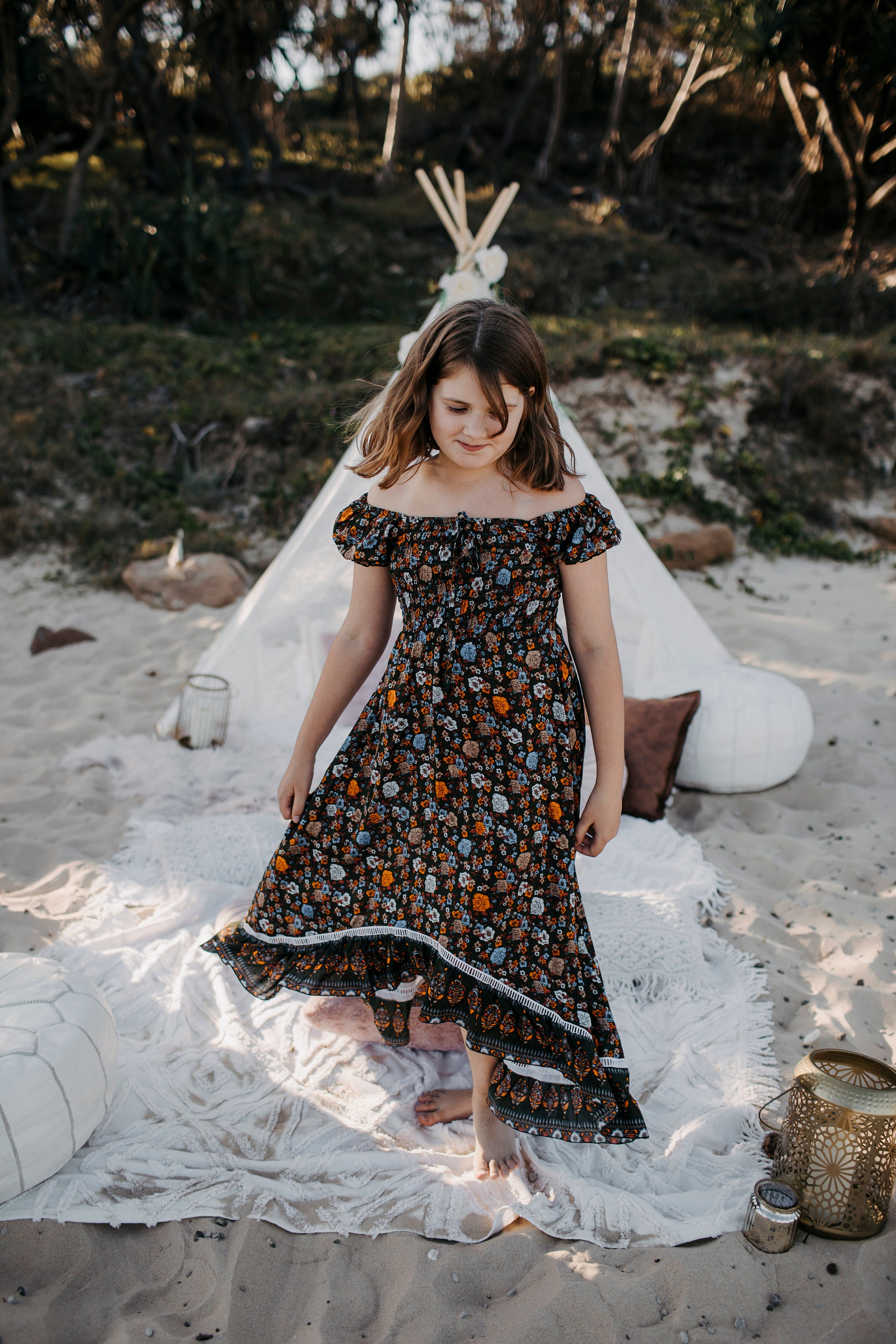 Girls Boho Dress, Girls Dress, Flower Girl Dress, Boho Dress, Toddler