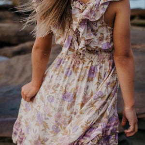 Girls Boho Dress, Girls Dress, Flower Girl Dress, Boho Dress, Boho Flower Girl Dress, Girls lace Dress, Girls Beach Dress, Girls maxi dress