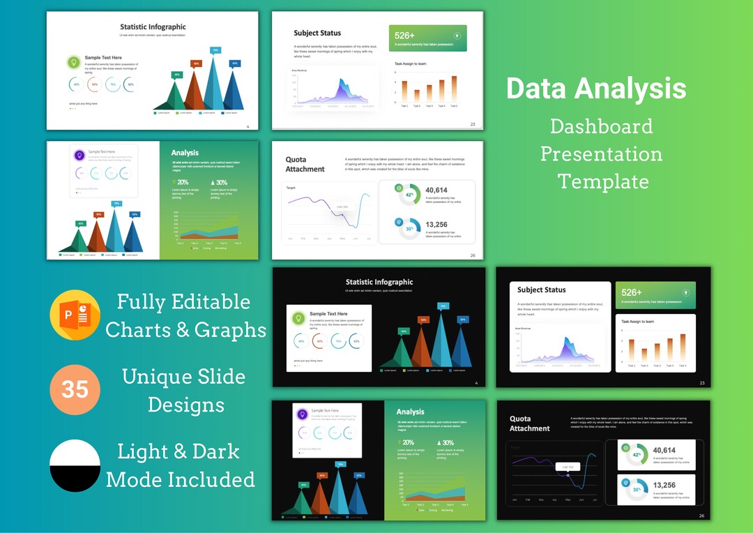 Data Visualization Template | Data Analysis Infographics | Business ...