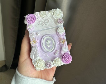 Cream Glue Cigarette Case Decoden Cigarette Case for Mom for Sister for Wife