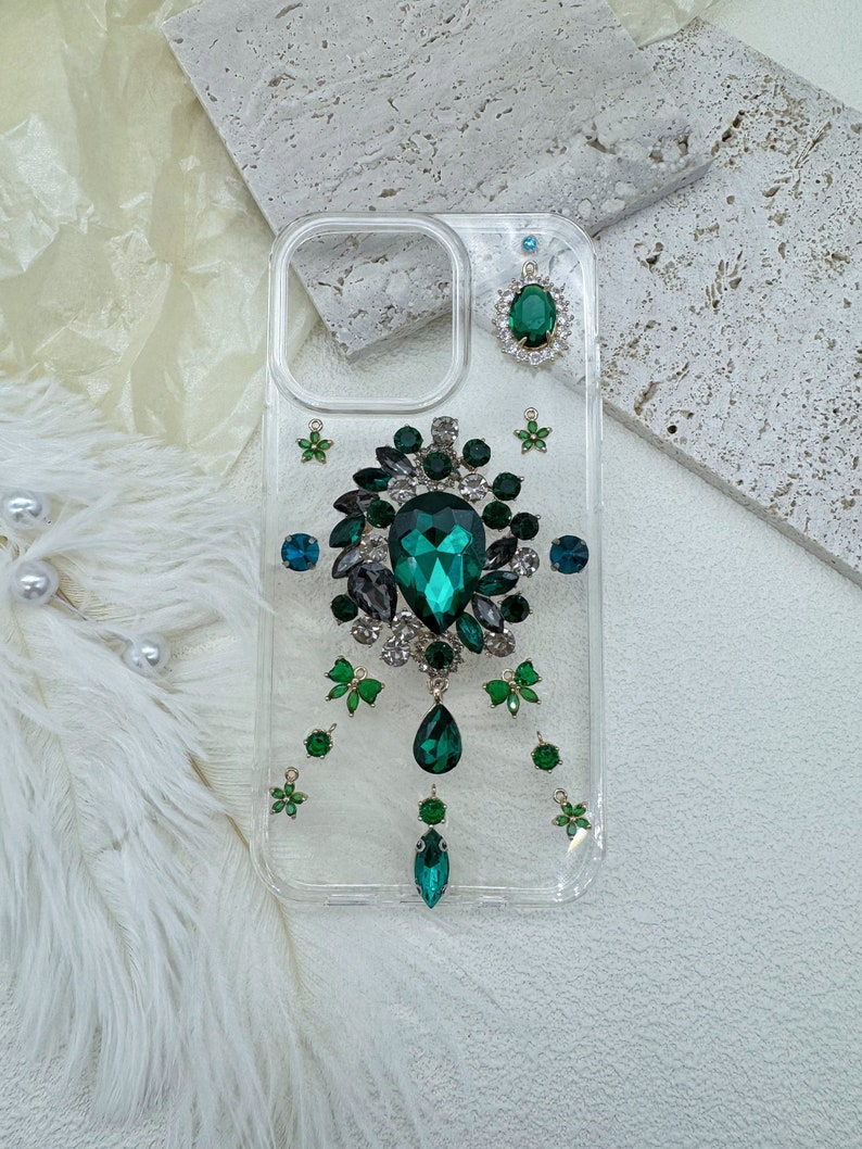 Decoden Crystal Case, Customized Handmade Phone Case for All Brands, iPhone, Samsung Oneplus etc image 3