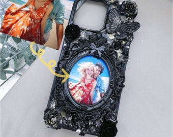 Personalized Photo Decoden Phone Case Save the Date Gifts for Anniversary for Valentines for Birthday for Friends for Wife for Girlfriend