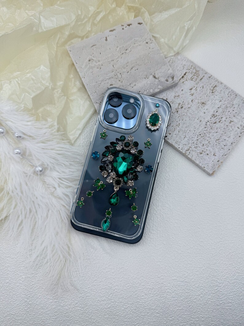 Decoden Crystal Case, Customized Handmade Phone Case for All Brands, iPhone, Samsung Oneplus etc image 5