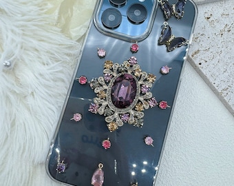 Decoden Crystal Case, Customized Handmade Phone Case for All Brands, iPhone, Samsung Oneplus etc