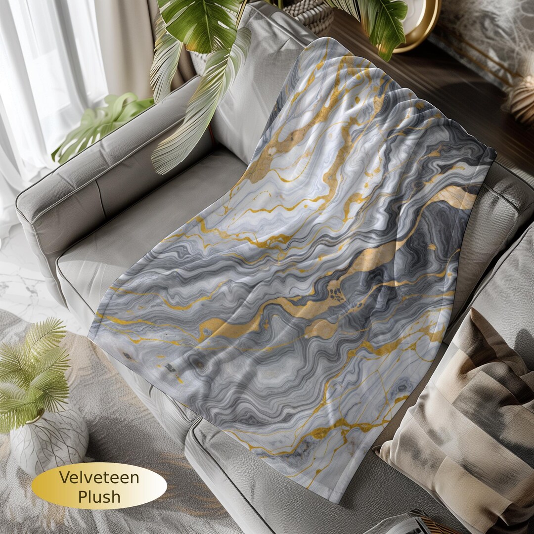 Pastel Marble Blanket