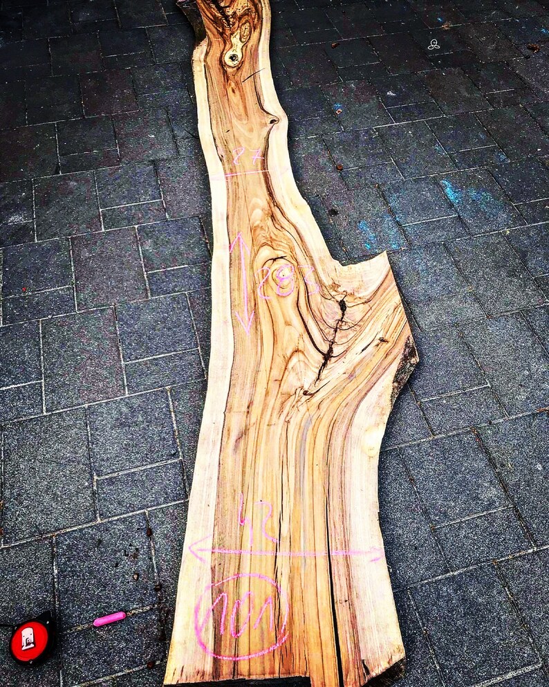 Walnut Live Edge Wood Slabs European Persian English Etsy New Zealand