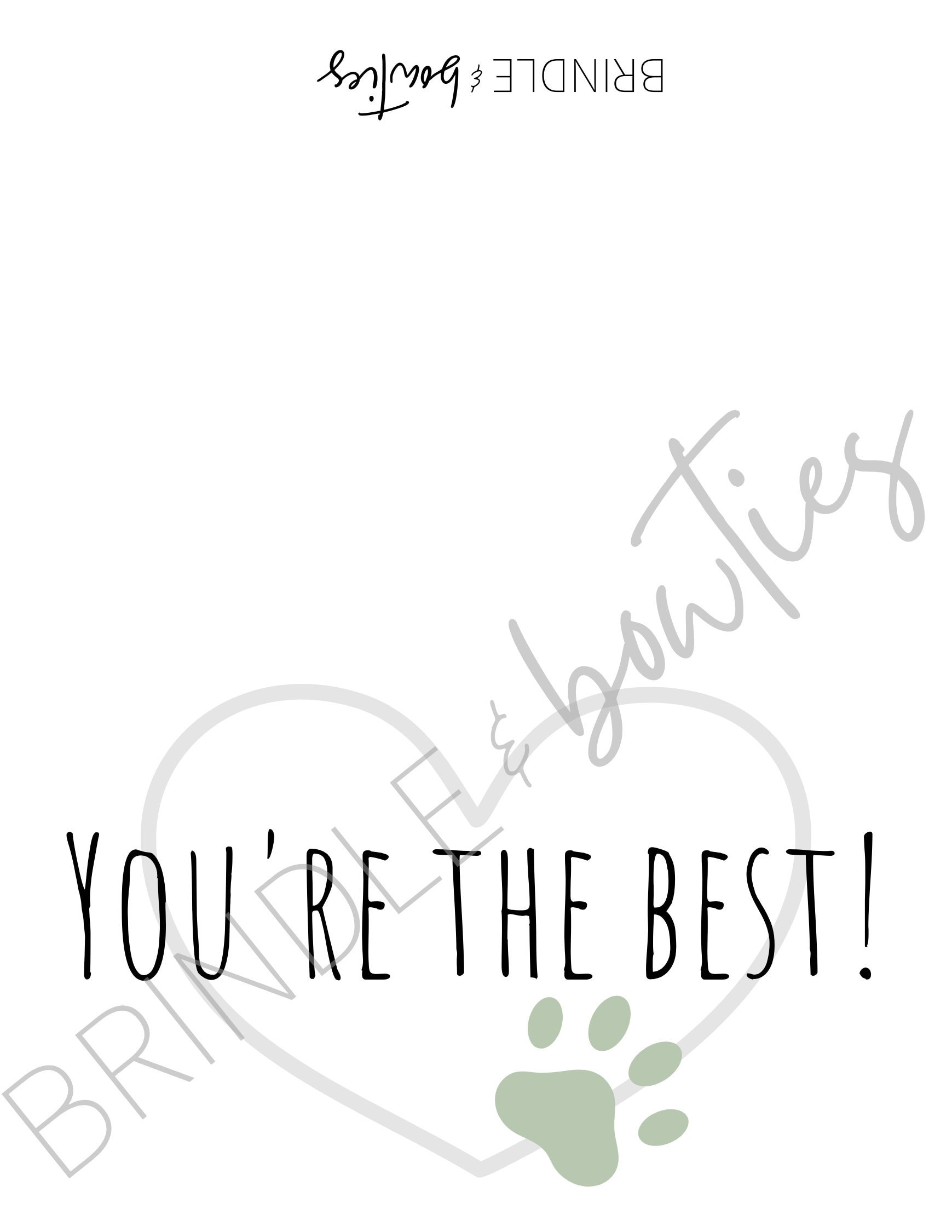Dog Themed Thank You Card Printable Notes Etsy
