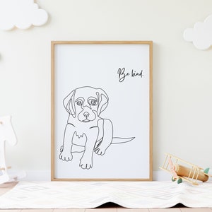 Be Kind motivierende String Art zum Ausdrucken