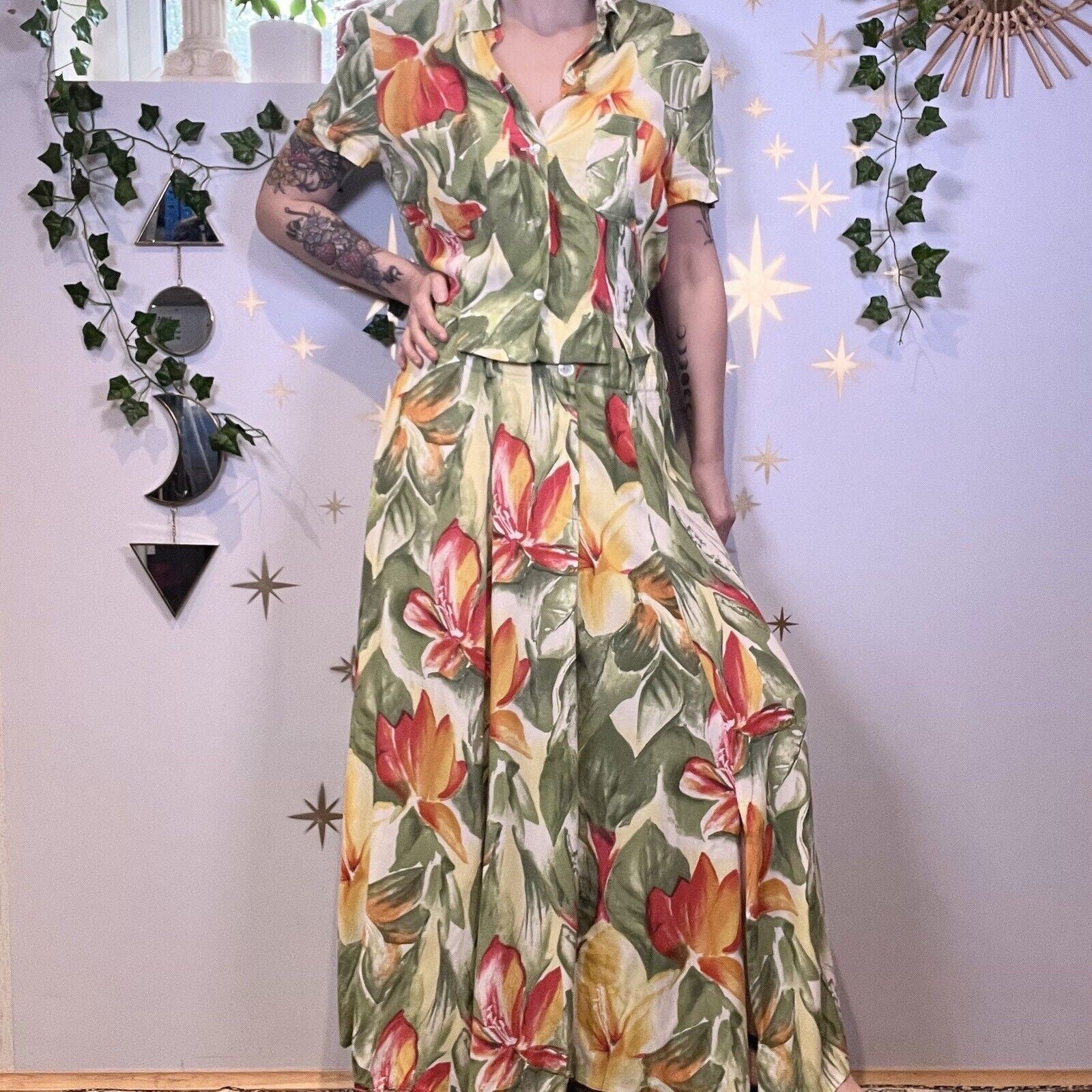 80s Long Skirt Etsy UK