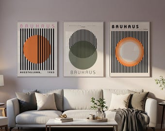 Exposición Bauhaus - Conjunto de 3