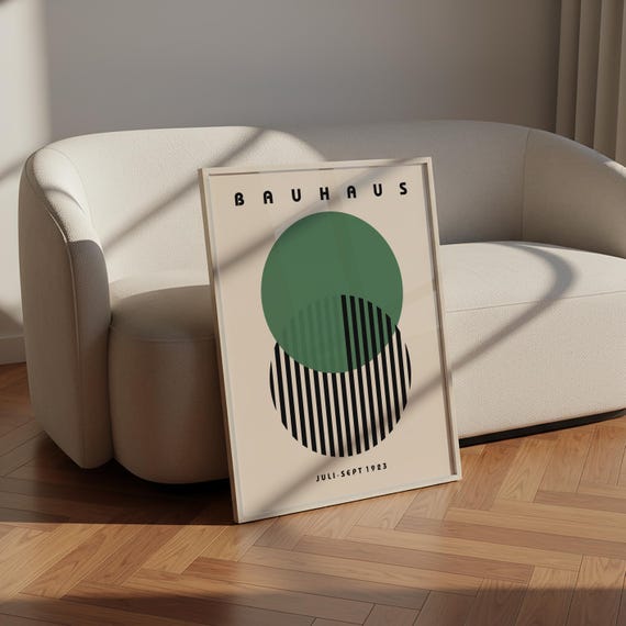 Bauhaus-kunstafdrukken, kies 1 van de 20 opties