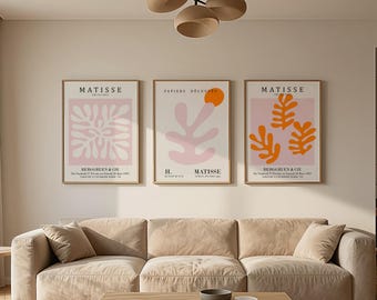 Set 3 Poster - Matisse Trio, Wonderful room decor