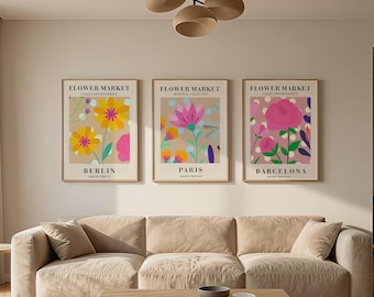 Flower Market Berlin Poster | Floral Art Prints – PosterArt