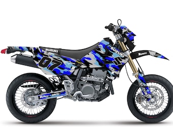 FMF Exhaust Graphic Kit DRZ400SM Drz400s Drz 400sm 400s Shroud Decals Drz400 - Foto 4