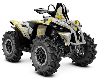 Can-Am Renegade Graphics Kit, XXC XMR, 23 mil, Custom Rider ID