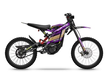 Surron Light Bee X Graphics Kit – Purple, Custom Rider ID