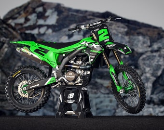 KAWASAKI KXF 250-450 2019-2023 Full Graphics kit with riders id.