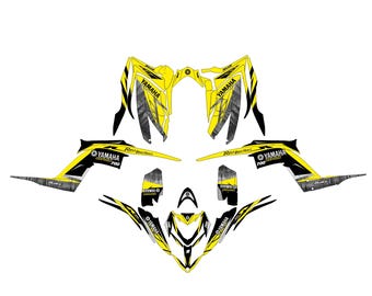 kit graphisme yamaha raptor 700 700R 2013 2014 2017 à 2023 décalcomanies stickers vtt | eBay