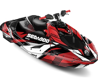 Sea-Doo Spark Trixx Graphics Kit (2024-2025) - 23mil Thick, Custom ID
