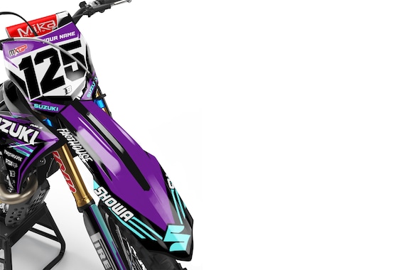 Suzuki Rmz 250-450 2018-2023 Full Graphics Kit With Riders Id. - Etsy