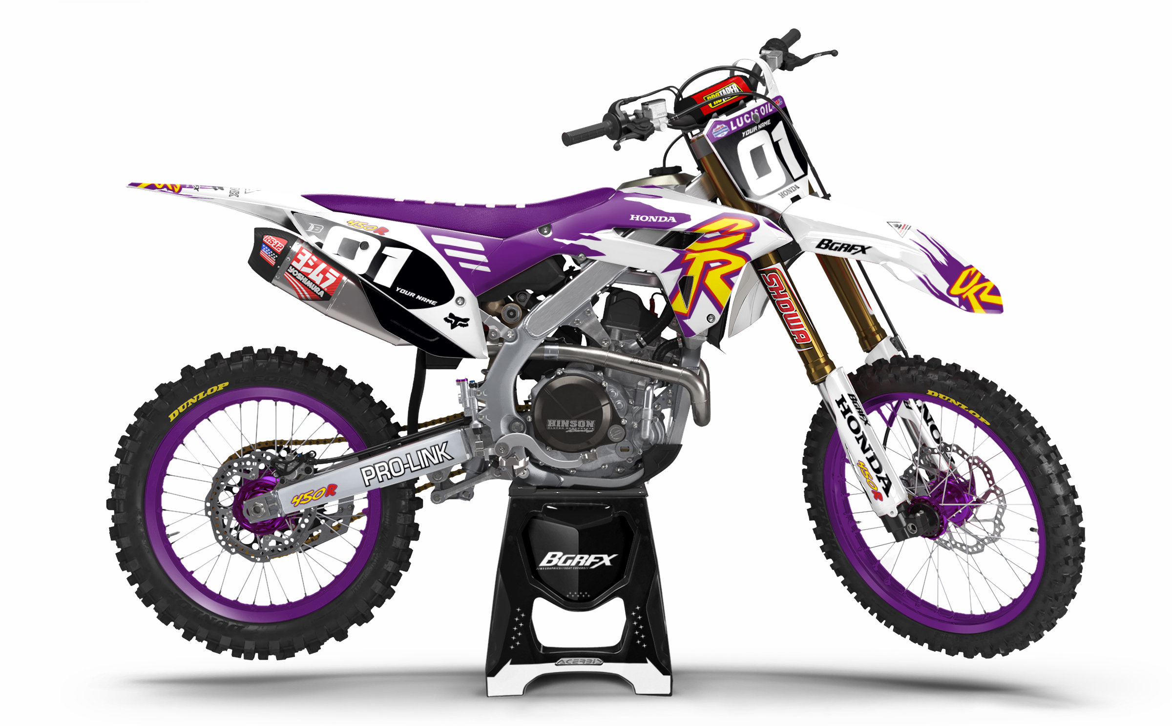 Honda Crf 250-450 2021-2023 Full Graphics Kit With Riders Id. - Etsy