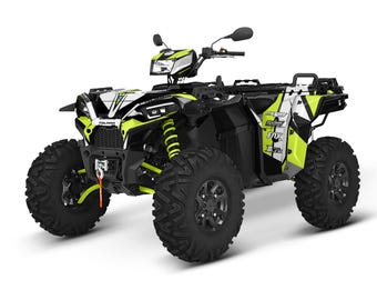 Polaris Sportsman Grafikkit: xp 850-1000 (2020-2025), benutzerdefinierte Rider-ID