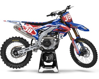 Kit Carénage Plastique Pour Yamaha YZF 250/450 (2014‑2018) — Occasion, état Propre